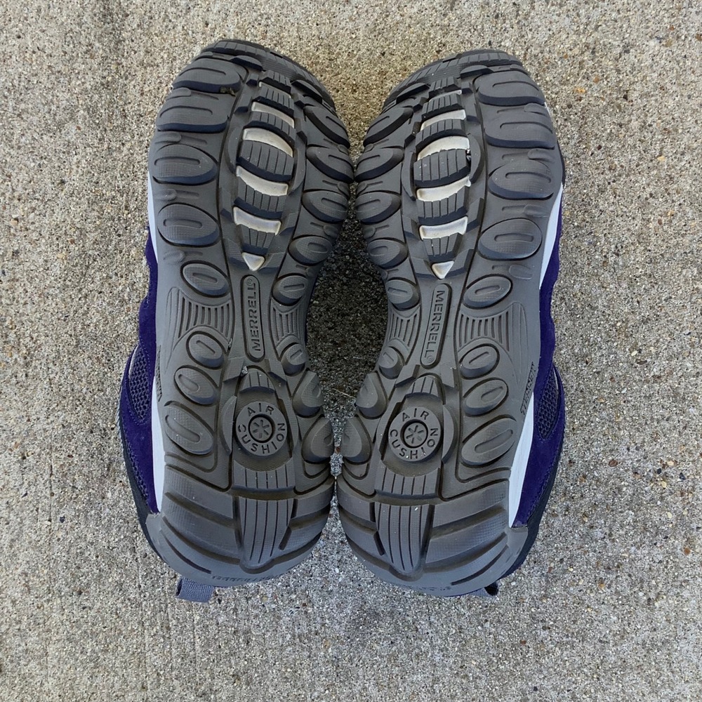 Merrell Alverstone Womens Hiking Shoes Purple Suede Mesh Low Top J037616‎ 9.5 - Picture 15 of 16